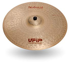 Ufip NS-18 Natural Series 45,7 cm Crash-Becken l B20 Bronze-Legierung l Handgefertigt in Italien seit 1931 mit unserem exklusiven Rotocasting-Prozess, entworfen für Jazz, R & B, Fusion, Blues und