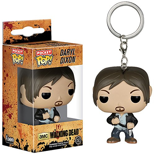 Funko - Pocket POP! Porte-clés The Walking Dead Daryl Dixon, 4450-PDQ