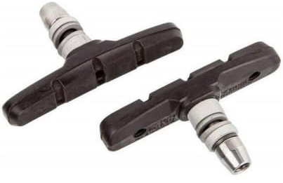 Shimano M70T4 MTB 1 Paar Für Alufelge Bremsschuhe, Black/Silver, 70 mm