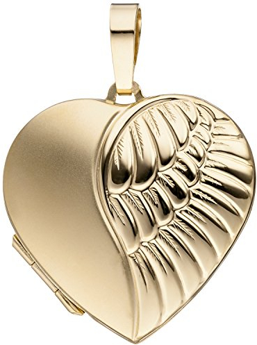 Jobo Damen-Medaillon Herz aus 8 Karat 333 Gold zum Öffnen für 2 Fotos