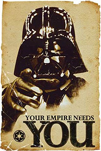 Close Up Star Wars Poster Darth Vader - Your Empire Needs You (61 cm x 91,5 cm) + Ü-Poster