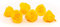 Rosen-Te-Amo | echte konservierte Rosen|6 gelbe Rosen-Köpfe |Ewige Rosen zum Deko Konservierte Blumen-Box |äußern Ihre dekorative Kreativität | Geburtstagsgeschenk für Frauen Mama Freundin Oma