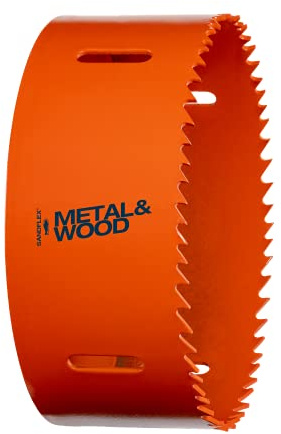 Bahco 383086C Bi-Metal Holesaw | 86mm | Metal & Wood Cutting Pro Trade Use | Bi-metal teeth for fast cutting | Cuts wood and metal | Durable construction | Trade drilling use
