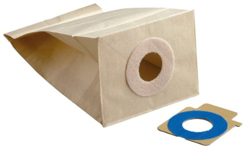 Rayen 6386.50 Lot de 5 Sacs d'Aspirateur Paper/Polyamide Discs Marron 30 x 18 x 14 cm