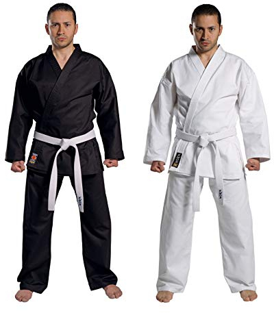 KWON, Divisa da Sport di Combattimento Taekwondo & Karate 8 OZ, Bianco (Weiß), 110