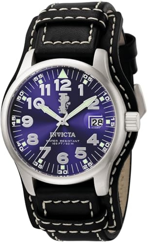 Invicta I-Force 6104 Herrenuhr - Quarzwerk - Edelstahl mit blauem Zifferblatt - 44 mm