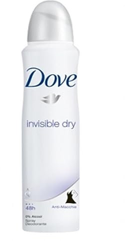 Dove Deodorant Spray Invisible Dry 150 ml ohne Alkohol und Fleckschutz