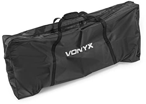 VONYX DB1 Tragetasche DB1 Mobiler DJ Stand - strapazierfähiges Nylon, 2 Tragegriffe, schwarz