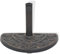 Festnight Pied de Parasol en Résine Demi-Cercle Bronze 9 kg