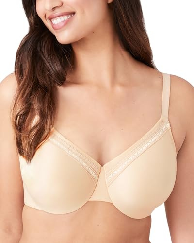 Wacoal Women's Perfect Primer Underwire Bra Full Coverage, Sand, 44C