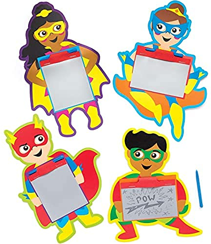 Baker Ross Magische Schreibtafel AW709, Star Hero, Zaubertafeln zum Zeichnen, perfekt für Schultüten, Halloween-Party-Mitgebsel, Geburtstagsgeschenk