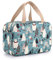 IGNPION Grande trousse de toilette de voyage étanche pour femme - Trousse de toilette de voyage - Sac de rangement pour maquillage - Sac de sport, Ours de la forêt bleue