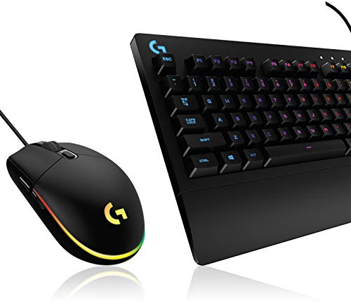 Logitech G213 Prodigy Gaming-Tastatur + Logitech G203 Gaming-Maus, Usb, kompatible mit PC