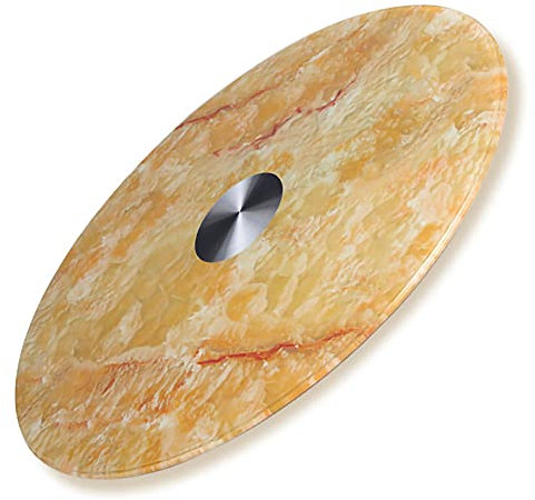 MIZP Giradischi in Vetro Lazy Susa Giradischi Rotondo in Vetro Temperato ad Alta Capacità, Silenzioso, Stabile e Non Inclinato/Come mostrato / 70cm