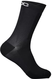 POC Unisex Lithe Mtb Mid Socken, Uranium Black, L EU