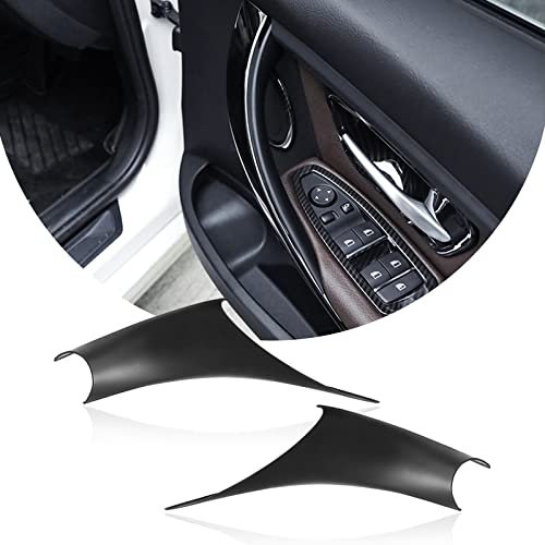 LIMBQS Couvre-poignées de porte noires pour Série 3 4, Couvre-poignées de porte intérieures de remplacement pour F30 F34 F32 F36