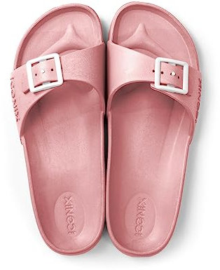 ICONIX Ciabatte Estive Donna - L'Essenziale per Mare, Casa e Piscina - Ciabatte Leggere e Confortevoli in Varie Colorazioni (Rosa, numeric_37)