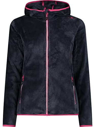 CMP, Woman Jacket Fix Hood, Woman, Titanio-Fucsia, 34