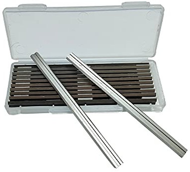 FOXBC 2-3/8-Inch HSS Planer Blades Replacement for Wen 6528 Handheld Planer, Replacement 6528B Planer Blades - 10 Pack