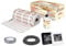 BeWarm Electric Underfloor Heating Kit, 150w / m2 Sticky Mat (1m2, Smart White WiFi Thermostat)