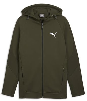 PUMA Herren Evostripe Full-Zip Hoodie Dk Sweat