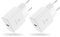 Ysevnotan (Lot de 2) PD 15W Chargeur USB C Charge Rapide pour Samsung Galaxy S23 S22 S21 S20 S10e S9 Note 10 9 8 A54 A53 5G A51 A40 A34 A23, A14 A13 A12 Tablette A7 A8 Galaxy Série A Type C
