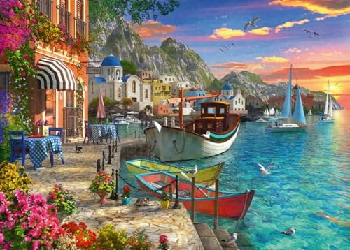 Ravensburger 12000470 - Meravigliosa Grecia - puzzle 1000 pezzi – puzzle adulti e ragazzi da 14 anni,