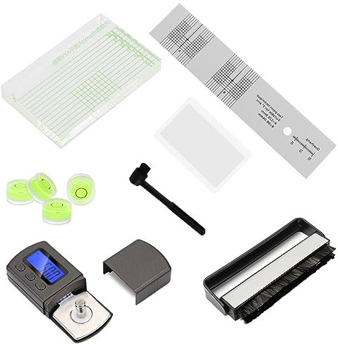 Digital Turntable Stylus Force Scale Meter Gauge LCD Backlight High Precise Tracking Guage Alignment Protractor Azimuth Turntable Tools