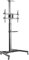 RICOO FS0364 - Soporte de TV con ruedas (altura regulable, universal, para 40 – 75 pulgadas, soporte para televisión, hasta 50 kg, máx. VESA 600 x 400 mm)