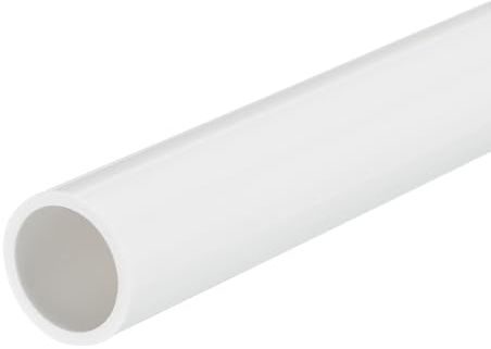 QUARKZMAN PVC Rohr, Durchmesser 16mm Länge 0.33m Rund Kunststoffrohr für Garten, Aquarium, Wasserleitung, Kabelkanal, lüftungsrohr (Weiß)