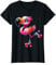 Rollschuhe Flamingo | Lustiges Rollschuh Design für Mädchen T-Shirt