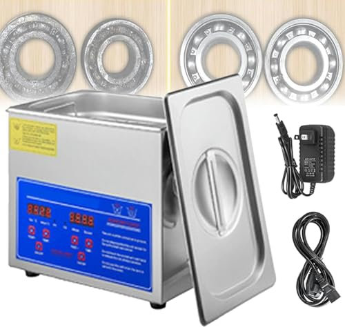 LYJYUJIE Ultrasonic Cleaning Kit - Ultrasonic Cleaner 3/4/6/10/15L Professional Cleaning Cleaning Machine With Heater Timer To Clean Jewelry, Glasses And Watches ~//