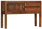 Xichuzi Aparador, Aparadores para Salon, Aparador Cocina, Aparador Entrada Recibidor, Vitrinas para Salon, Muebles Auxiliares, de Madera Maciza de Mango 118x30x75 cm