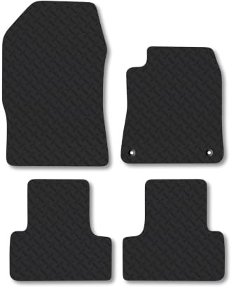 Vauxhall Astra (2022+) 5mm Rubber Car Mats | Heavy Duty Rubber Tailored Fit Floor Mats Full Coverage Durable Waterproof Accessories Easy Clean Anti Slip Made in the UK