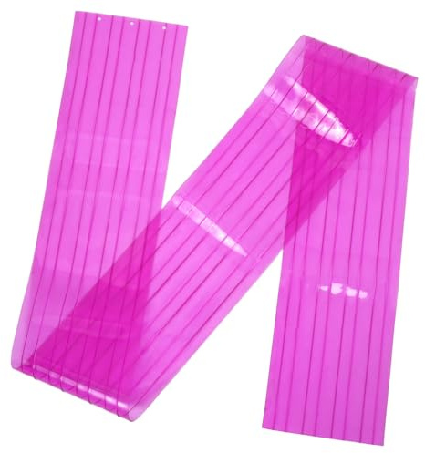 CORHAD PVC Hundehütte Türvorhang Transparent Wetterfester Flexibler PVC Hundetürvorhang Winddichte Hängeklappe für Haustierhäuser Einfache Montage Sichtschutz und Raumteiler für Hunde