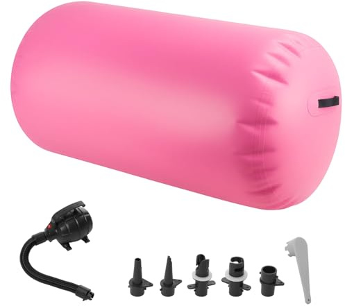 Trintion Airtrack Tumbling Rolle 100x60cm Aufblasbar Turnmatte Gymnastik Yoga inkl Pumpe