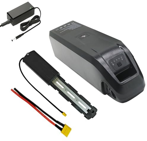 JCXYL EV 36V 48V 52V 8Ah 10Ah 13Ah 15Ah 17.5Ah EBike Lithium Batteries Electric Bike Battery Downtube Battery with USB Port and Indicator for Electric Bicycle Motor