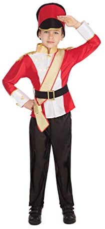 Bristol Novelty CC683 Toy Soldier Child's Costume (Small), Approx Age 3-5 Years, Toy Soldier Costume Childs (S) Halloween Halloween