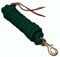 Hamilton Cowboy Braided Rope Lead, Dark Green, 5/8 Thick x 10' Long
