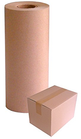 Abdeckpapier 150 mm x 50 m – 30 Rollen Malerabdeckpapier braun | Imprägniertes Malerpapier zum Abdecken beim Streichen, Lackieren & Tapezieren | Hochwertiges, robustes Schutzpapier 40 g/m²