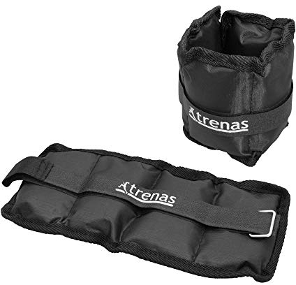 TRENAS Paar Gewichtsmanschetten je 1,00 kg/Für Arme und Beine
