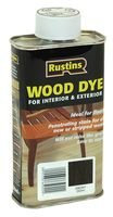 WOOD DYE EBONY 250ML WDEB250 By RUSTIN'S