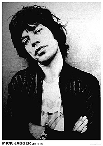 Poster Mick Jagger Rolling Stones London 1975 59 x 84 cm