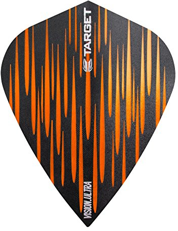 Target Vision Ultra Spectrum Dart Flights, 100 Micron Orange 1 Set