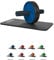 Sport-Tec Bauchtrainer Ab Wheel inkl. Kniematte, Roller, Bauchwegtrainer