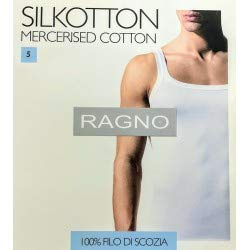 RAGNO 3 Canottiere Spalla Stretta Filo di Scozia SILKCOTTON (Art.601691)
