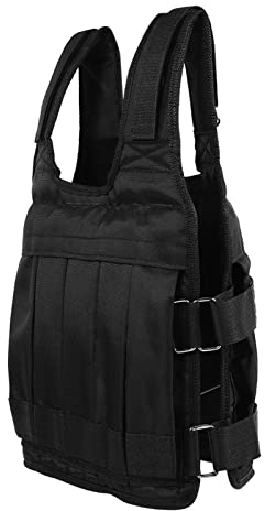 Estink Gewichtsweste verstellbar, 15 kg, Gewichtsweste aus atmungsaktivem Oxford-Gewebe für Training, Weste mit Gewichten für Fitness, 32 tasche, (Gewichte Nicht enthalten)