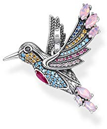 Thomas Sabo Anhänger Bunter Kolibri, Silber 925, 2,8cm