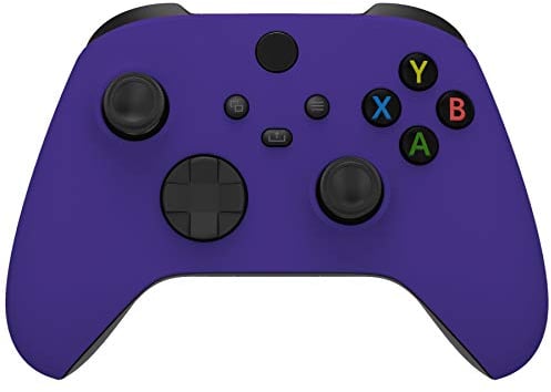 eXtremeRate Cover Custodia Ricambio per Xbox Series X S Controller Scocca Copertura Anteriore Shell DIY Ricambio per Xbox Series X S Joystick Model 1914(Viola)