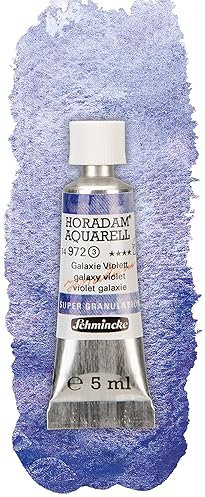 Schmincke HORADAM® AQUARELL, Super granulazione, galassia viola, 5 ml, tonalità molto granulari, migliori colori ad acquerello supergranulanti
